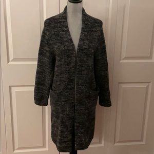 Zara long sweater coat